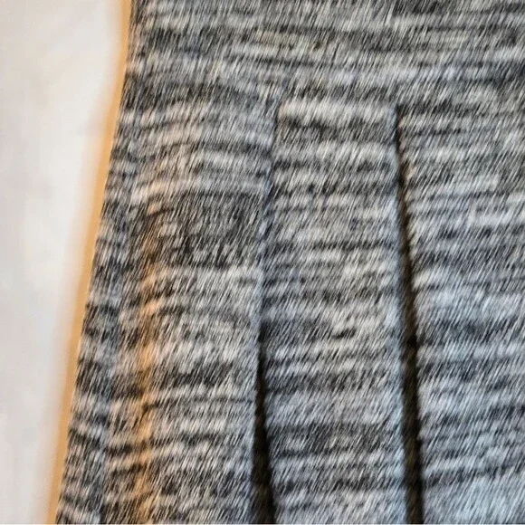 Karl Lagerfeld Tweed Lace Hem Marled Black Skirt Size 4 Feminine Coquette Girl - Picture 12 of 14